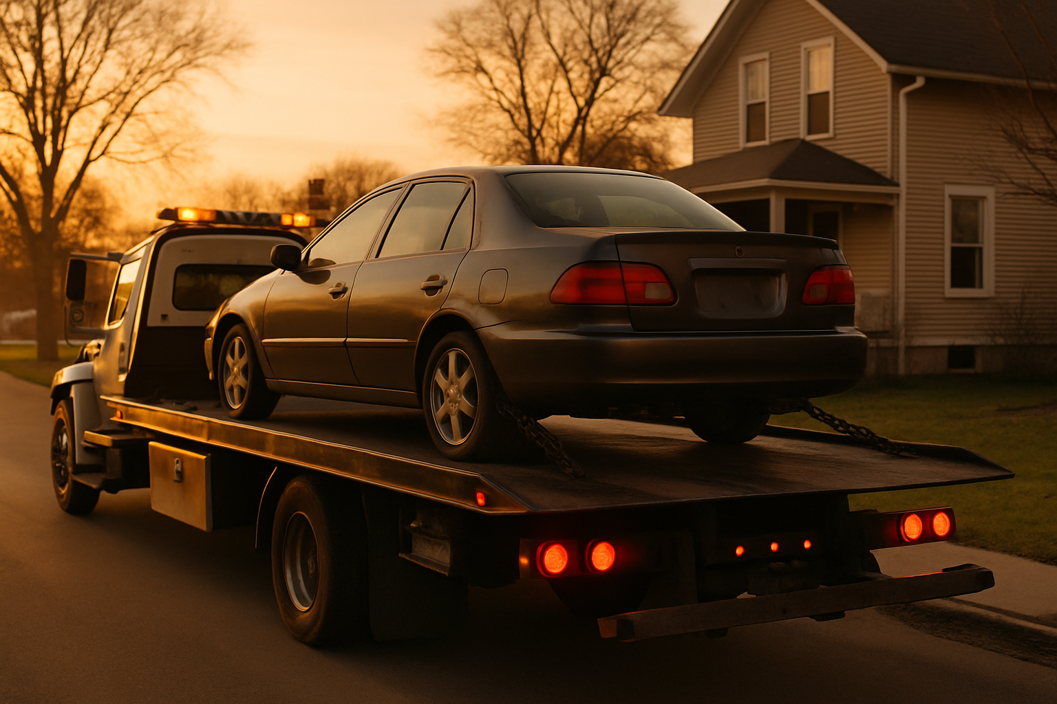Vehicle donation moment in Elgin